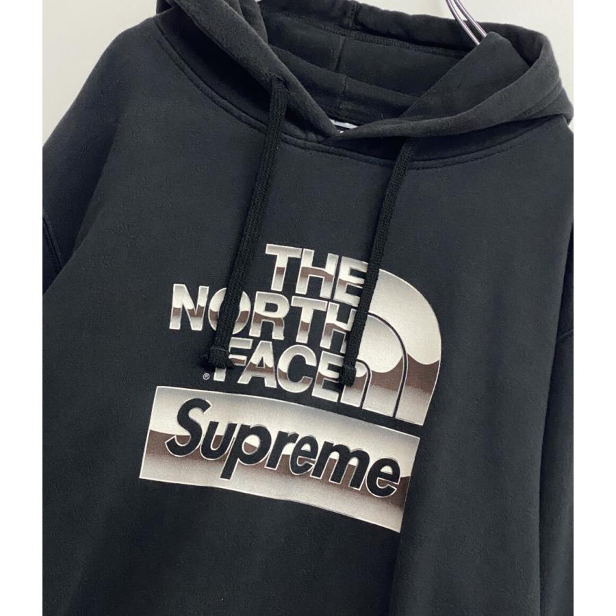 Supreme（シュプリーム） ザ・ノースフェイス パーカー METALLIC LOGO