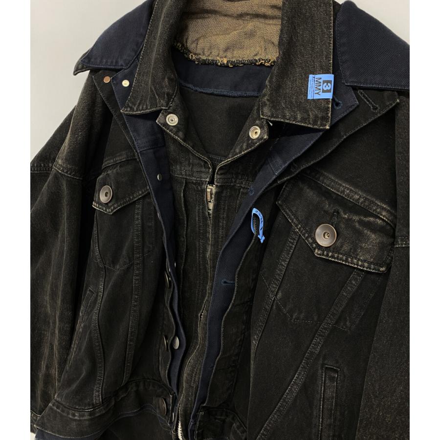 ミハラヤスヒロ メゾン デニムジャケット 3レイヤードドッキング
