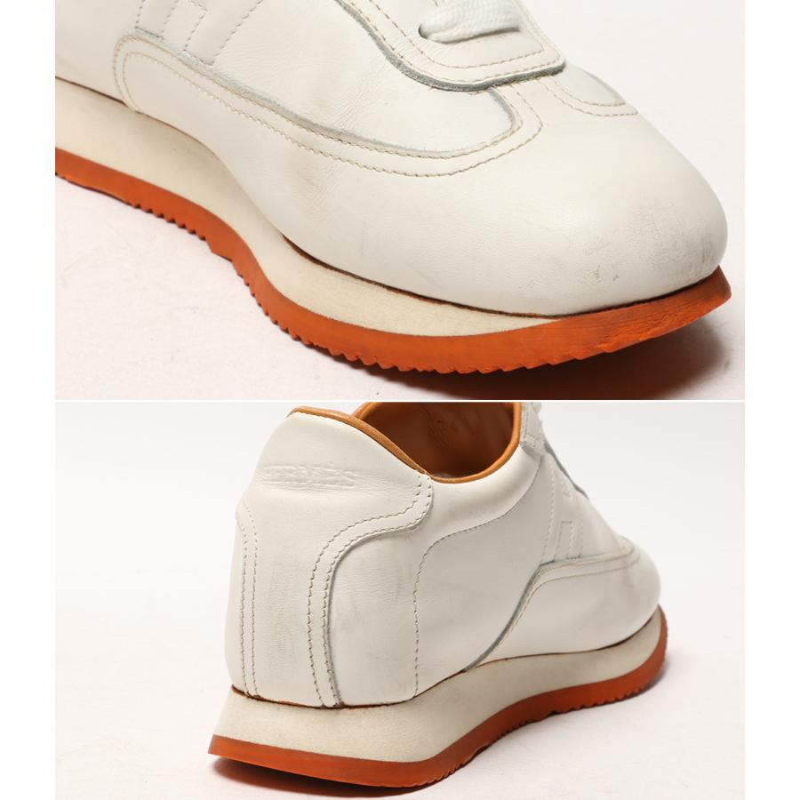 週末セール　美品　HERMES エルメス　クイックスニーカー　レザー　36 エルメス クイックスニーカー レディース SIZE 36 HERMES 中古