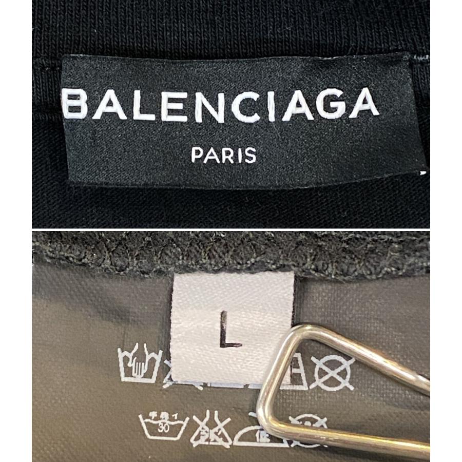 美品　バレンシアガ　バックプリント　オーバーシャツ 美品 バレンシアガ バックプリント オーバーシャツ