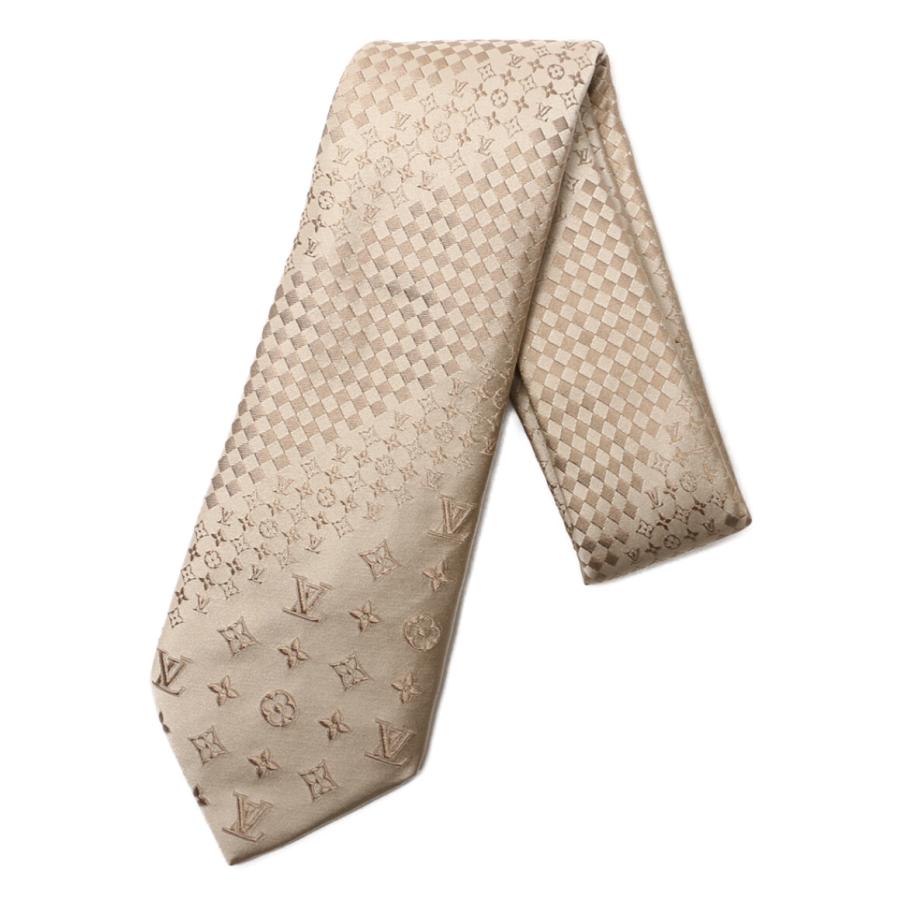 極美品✨LOUIS VUITTON ネクタイ　モノグラム　ジャガード　肉厚 極美品】Louis Vuitton ネクタイ モノグラム ジャガード - メルカリ