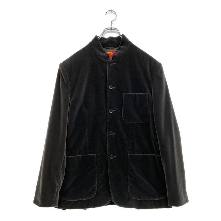 SHANGHAI TANG シャンハイタン 上海灘 レザージャケット チャイナ シャンハイ・タン ベロアチャイナジャケット メンズ SIZE 42