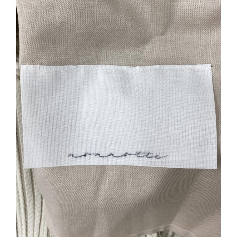 美品 ノノット パンツ Draping Elastic in Tuck Wide Trousers 25SS