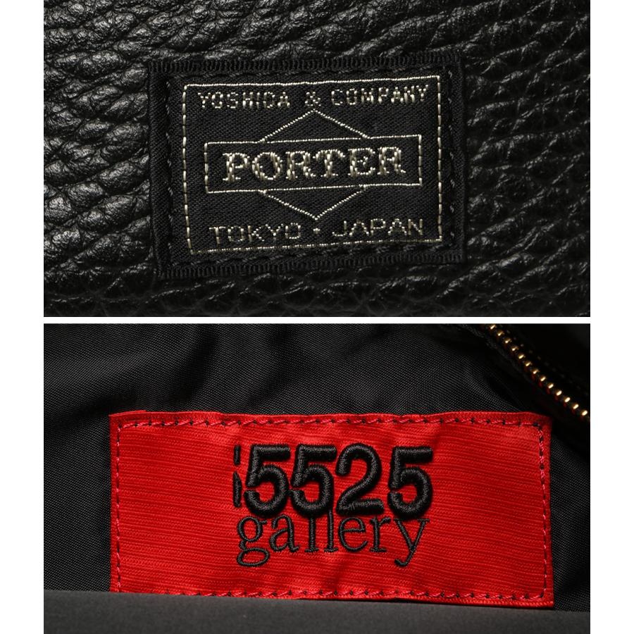 ポーター 5525ギャラリー レザーショルダーバッグ メンズ PORTER×5525