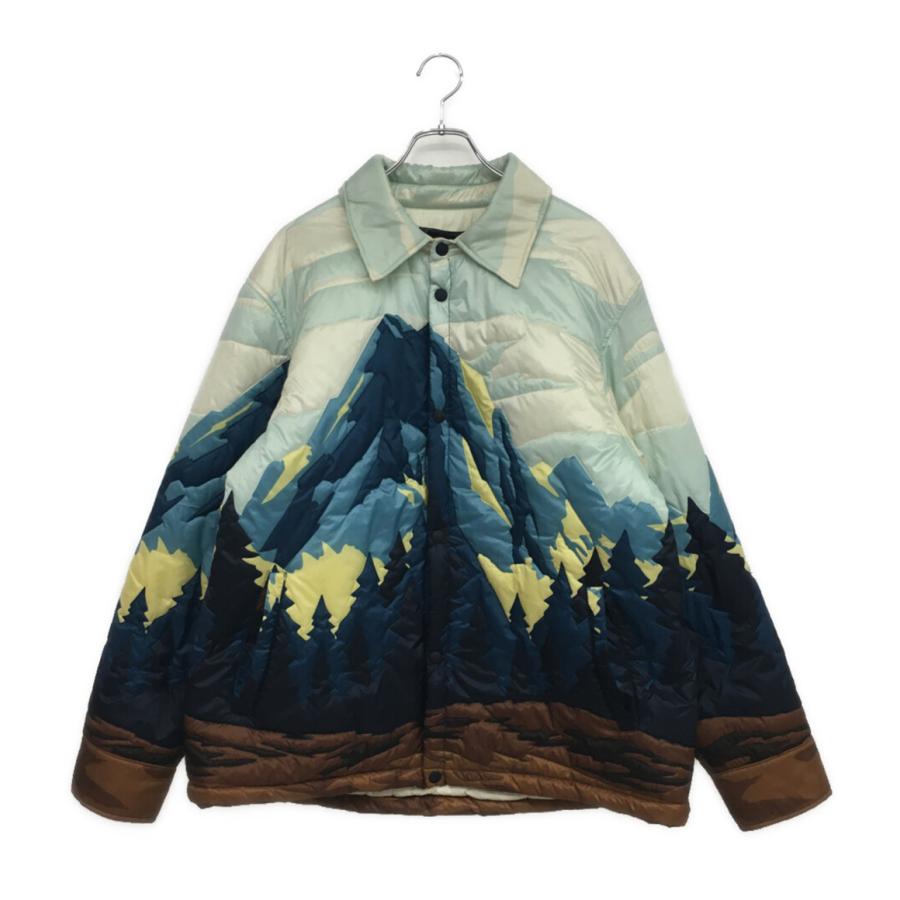 キス 中綿ジャケット Patchwork Brixton Puffed Shirt Jacket 23AW