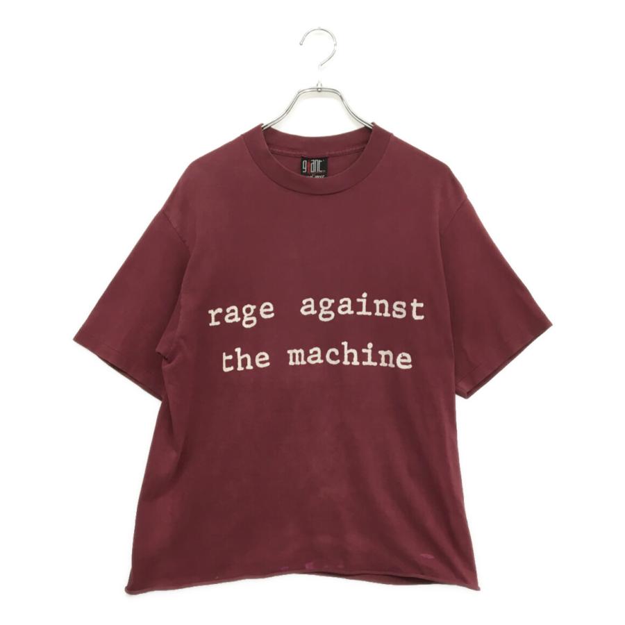 ジャイアント 半袖Tシャツ RAGE AGAINST THE MACHINE 火炎瓶TEE 90s