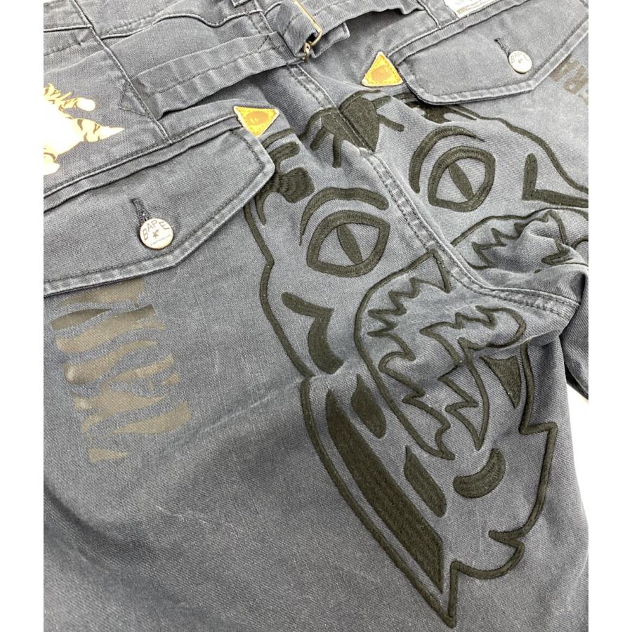 アベイシングエイプ パンツ タイガー刺繍 001PTF201009X メンズ SIZE