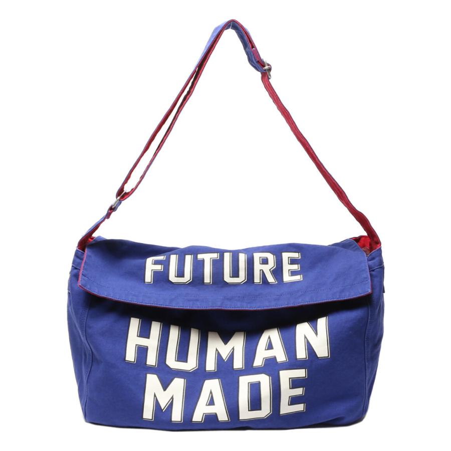 バッグ HUMAN MADE MAIL BAG LARGE Human Made Mail Bag Large - Blue Cotton Canvas | Social Status