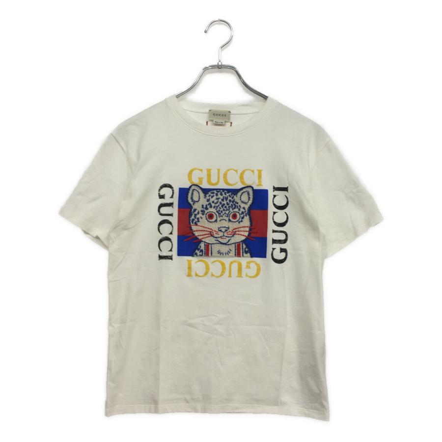 グッチ 半袖Tシャツ アニマル刺繍デザインTEE レディース SIZE