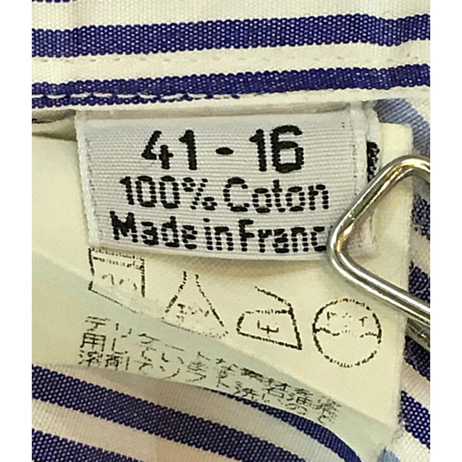 B*o様 HERMES ストライプ 長袖シャツ HERMES】【ワイシャツ】【フランス製】【トップス】エルメス