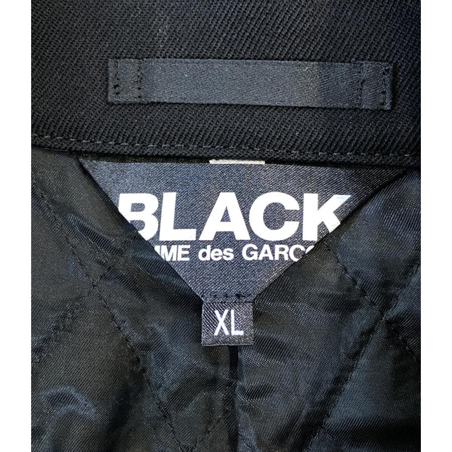 ブラックコムデギャルソン 裾カットオフウールダブルコート 23AW 1L