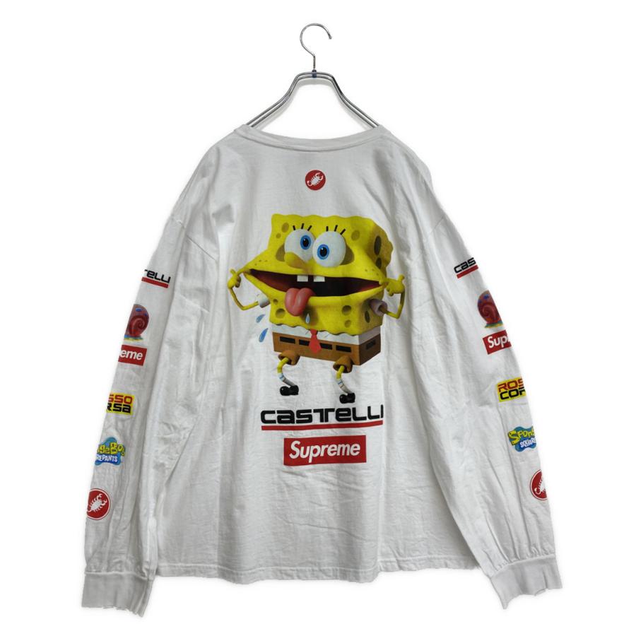 シュプリーム スポンジボブ 長袖Tシャツ CASTELLI RACING LS