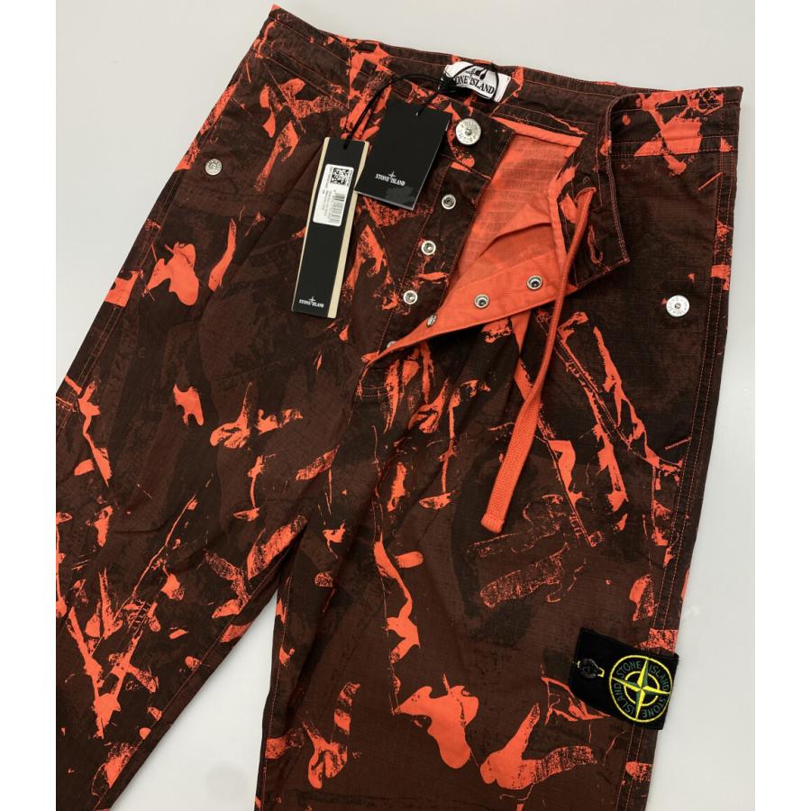 美品 ストーンアイランド カーゴパンツ can Camo On Stretch Ripstop 