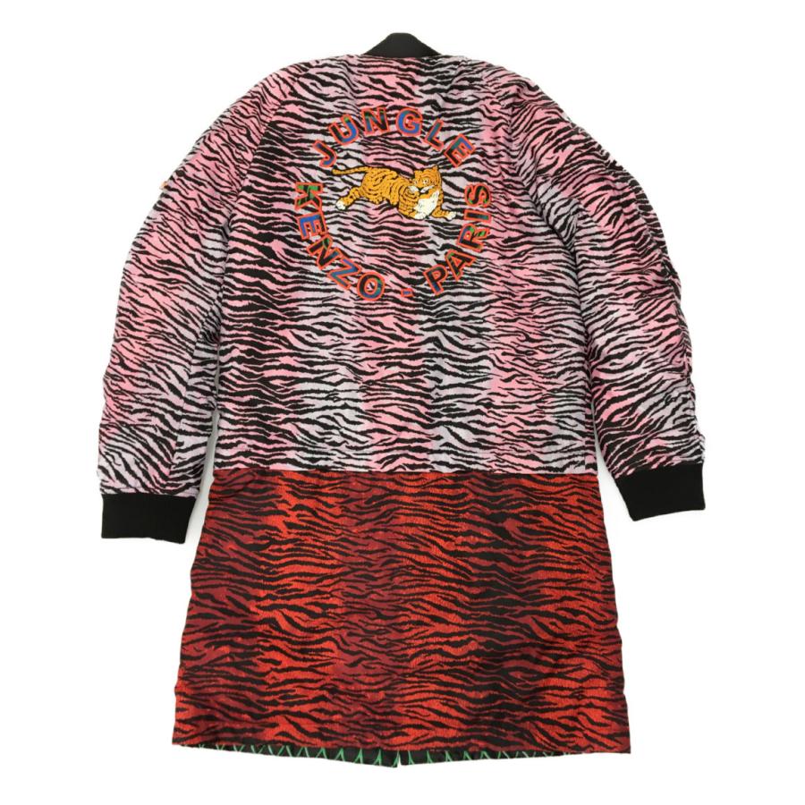 美品 ケンゾー コラボ リバーシブル 4way MA-1 コート アニマル 総柄 16AW メンズ SIZE L KENZO×H＆M 中古