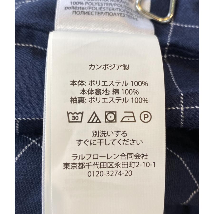 美品 ポロ・ラルフローレン ブルゾン 内チェックスイングトップ