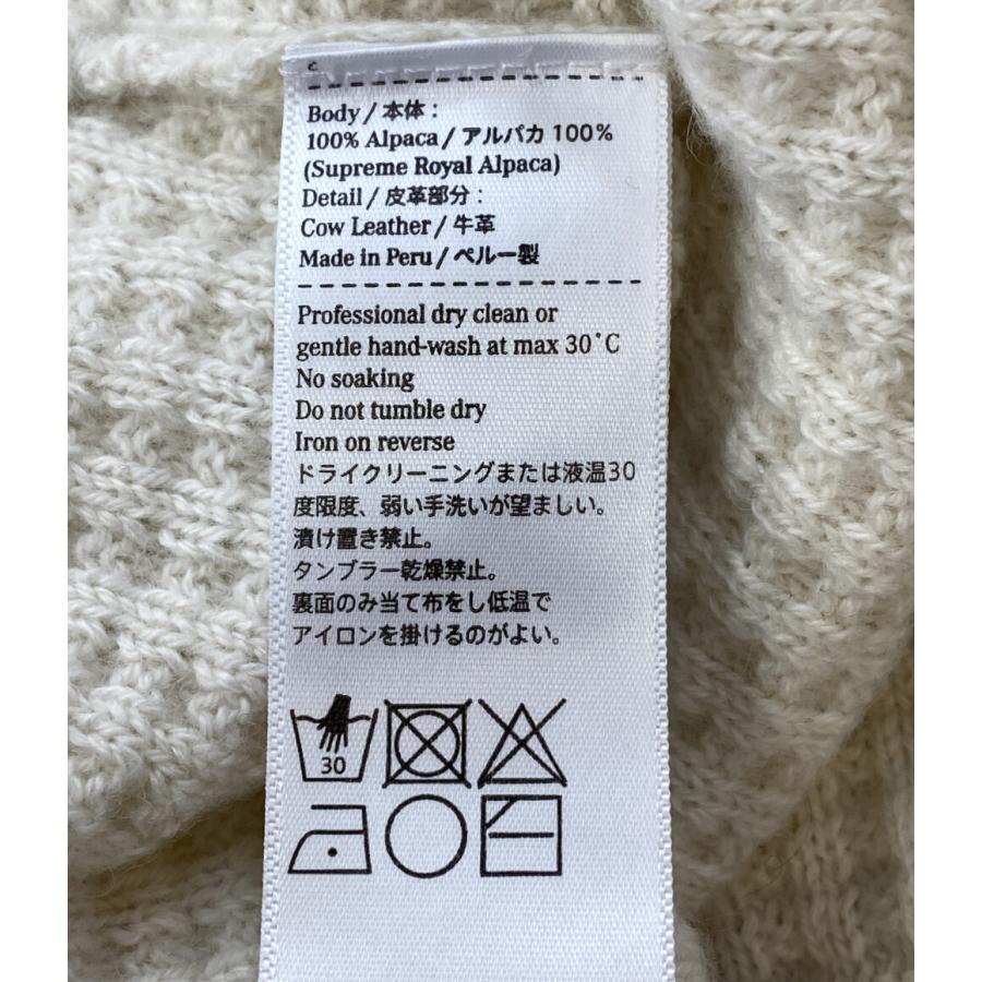 ザイノウエブラザーズ　シュプリームロイヤルアルパカニット　ブラック　Lサイズ エストネーション ザ イノウエブラザーズ シュプリームロイヤル