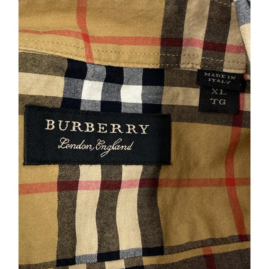極美品 BURBERRY LONDON 長袖シャツ ノバチェック 定番 サイズL