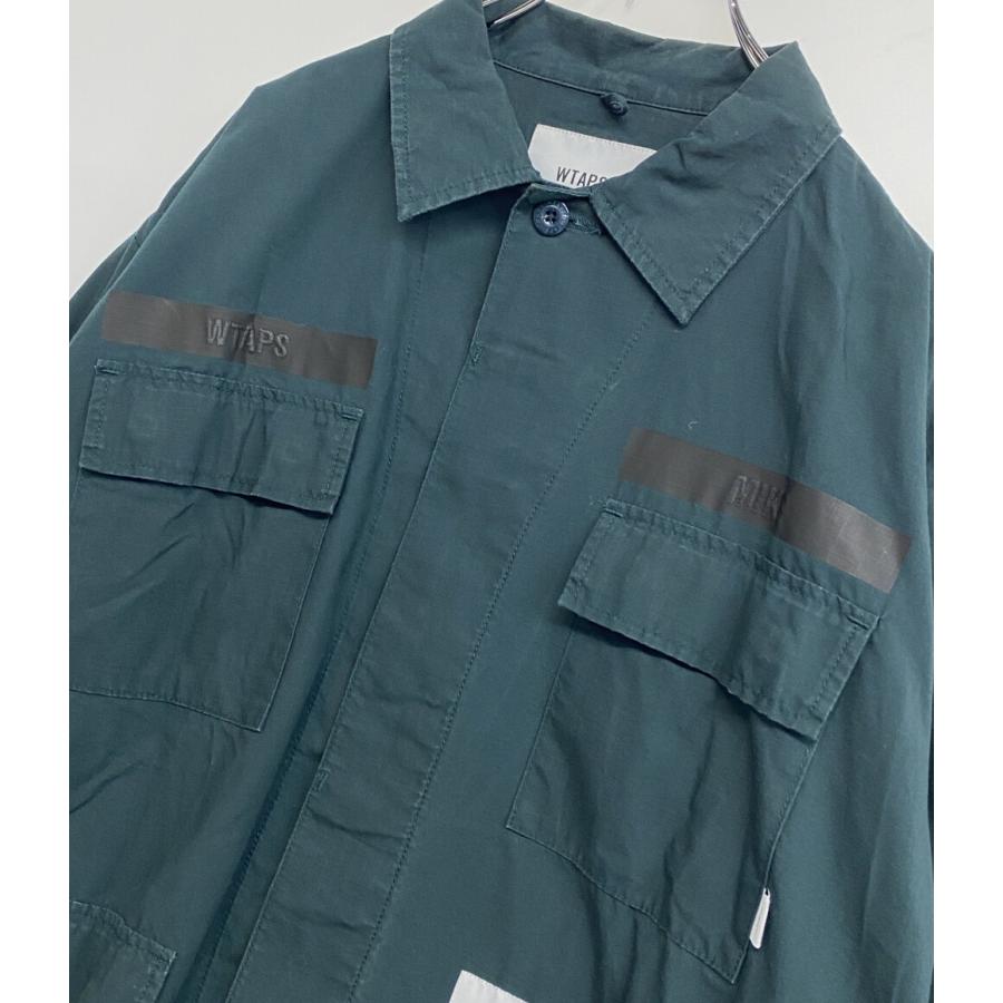 ダブルタップス 長袖シャツ リップストップジャングルシャツ 24SS