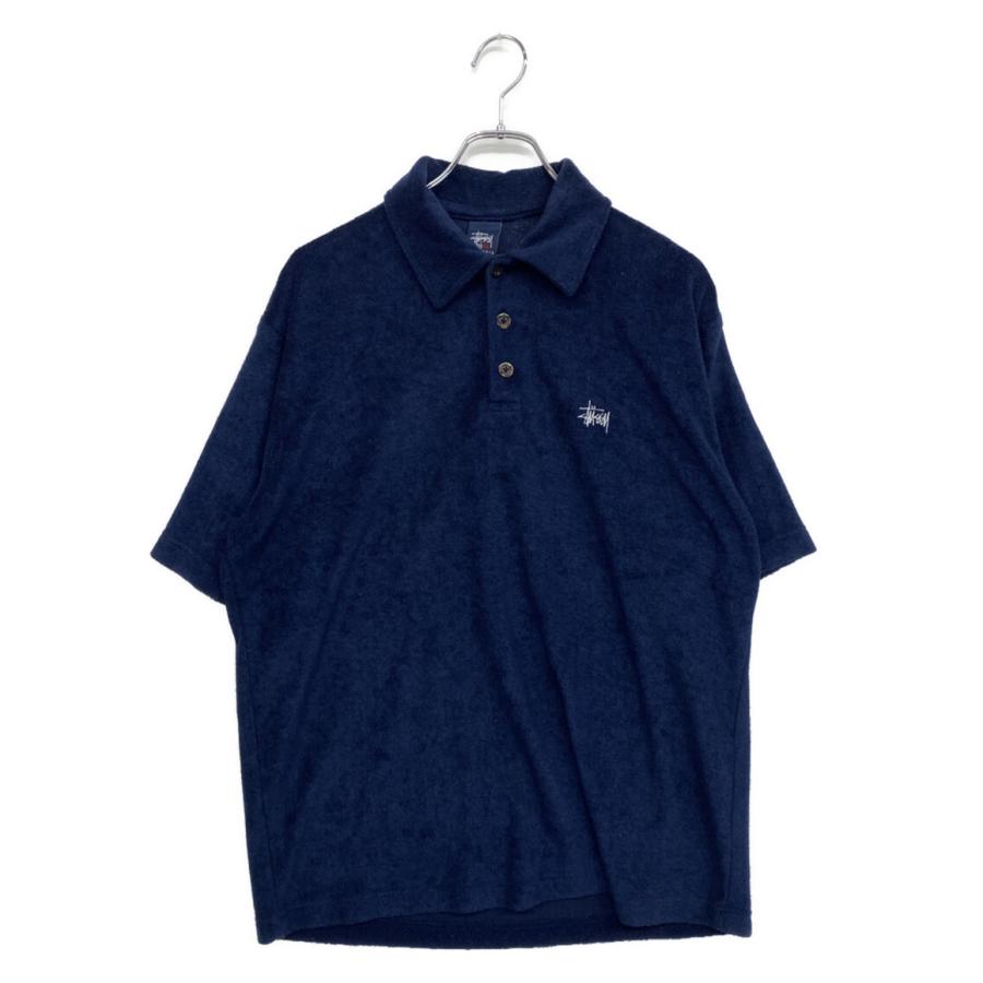 オールドステューシー 半袖ポロシャツ パイル地 90S メンズ SIZE