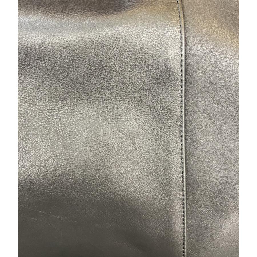 ヒステリックグラマー シングルライダースジャケット RAZOR BLADE LOGO