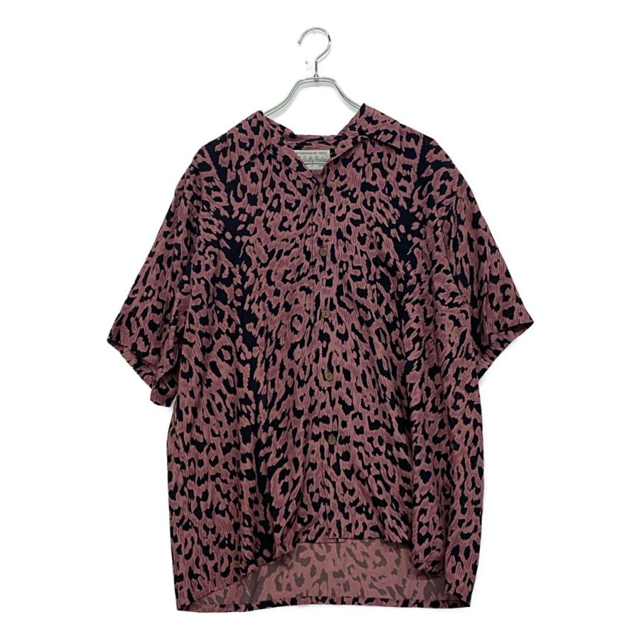 MACKO MARIA ワコマリア レオパード オープンカラー L パープル MACKO MARIA ワコマリア レオパード オープンカラー L パープル MACKO