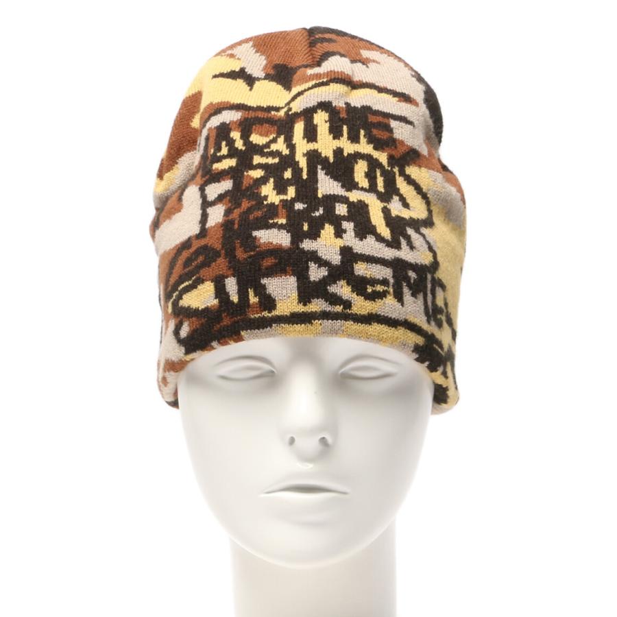 美品 シュプリーム ニット帽 Marithe Francois Beanie Camo メンズ