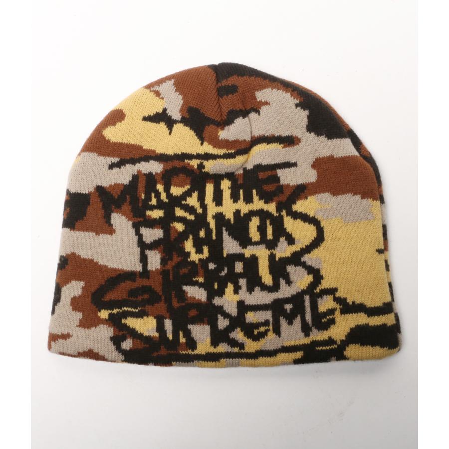 美品 シュプリーム ニット帽 Marithe Francois Beanie Camo メンズ