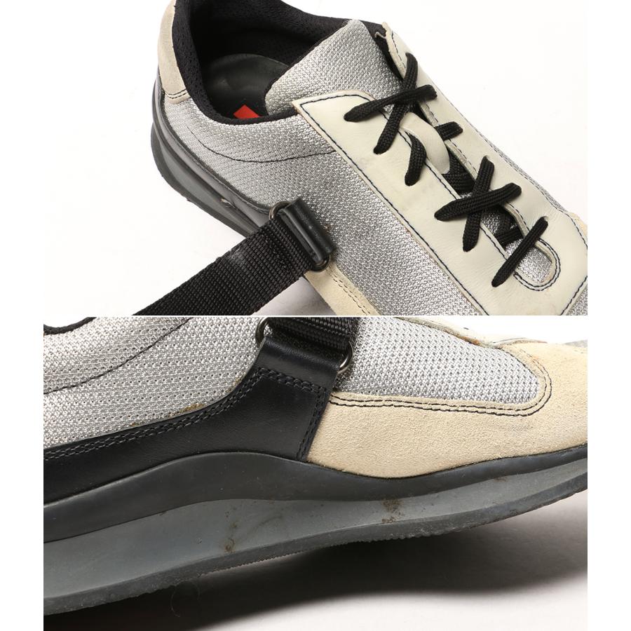 Prada sports スクエアトゥベルクロスニーカー 楽天市場】【中古】PRADA SPORTSスクエアトゥレザースニーカー