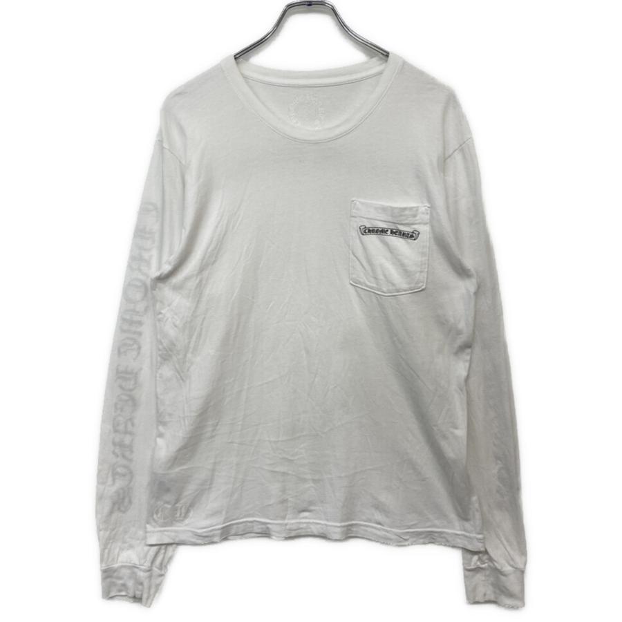 クロムハーツ 長袖Tシャツ CH Scroll Logo L/S Pocket T-Shirt メンズ