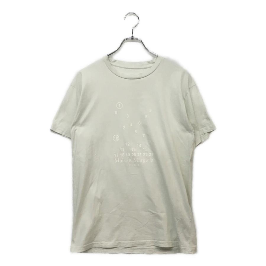 メゾンマルジェラ 半袖Tシャツ ロゴプリントカットソー 23SS 