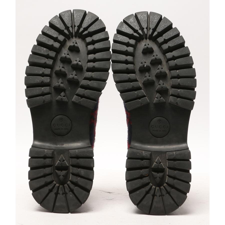 グッチ ホースビットローファー GG柄 メンズ SIZE 8 GUCCI 中古