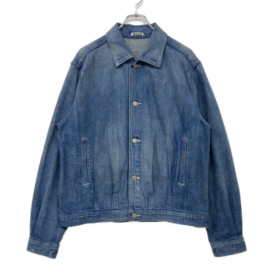 オーラリー デニムジャケット Selvedge Faded Light Denim A25SB01DE
