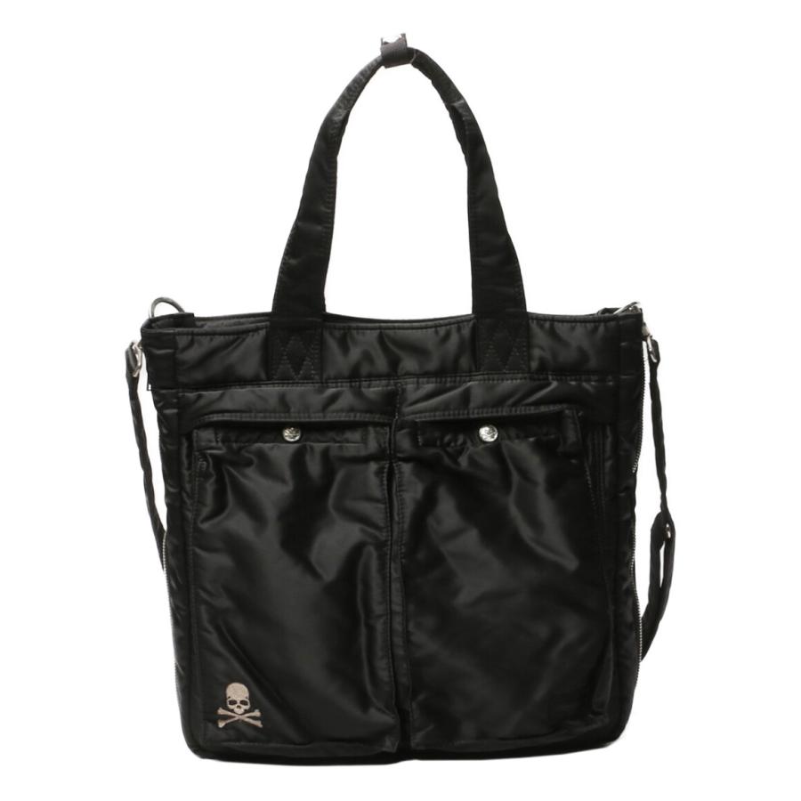 ポーター マスターマインド トートバッグ ドクロ刺繍2WAY TANKER