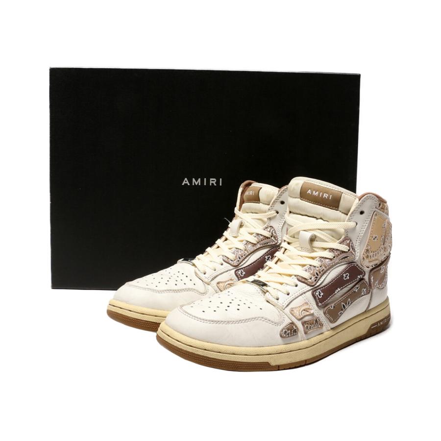 アミリ スニーカー SKELETON HIGH TOP BANDANA メンズ SIZE 26cm AMIRI