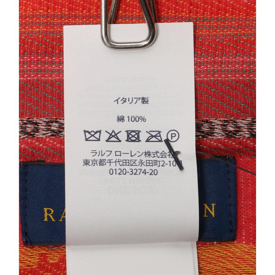 美品 ポロ・ラルフローレン ポロベア ネイティブ柄ストール メンズ