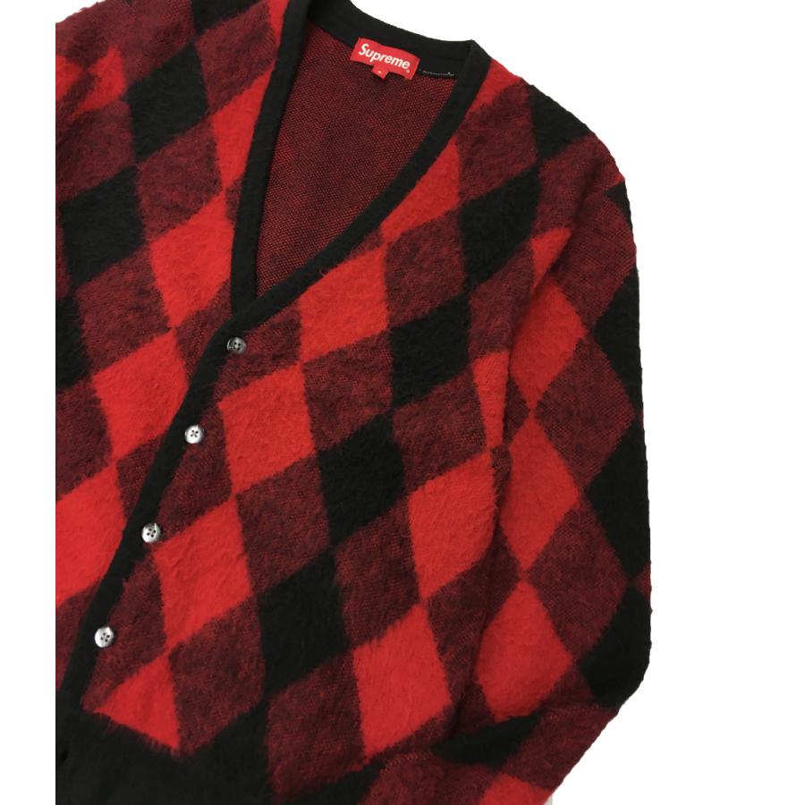 SUPREME シュプリーム 18SS Brushed Argyle Cardigan ブラッシュド