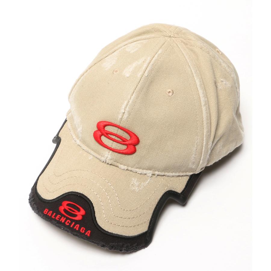 バレンシアガ キャップ Double Unity Cap BEIG レディース SIZE L