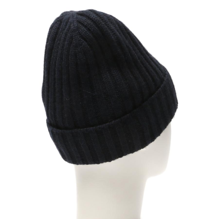 正規品　HERMES エルメス　カシミヤ100% ビーニー　ニット帽　ブラック HERMES - 正規品 HERMES エルメス カシミヤ100% ビーニー ニット帽