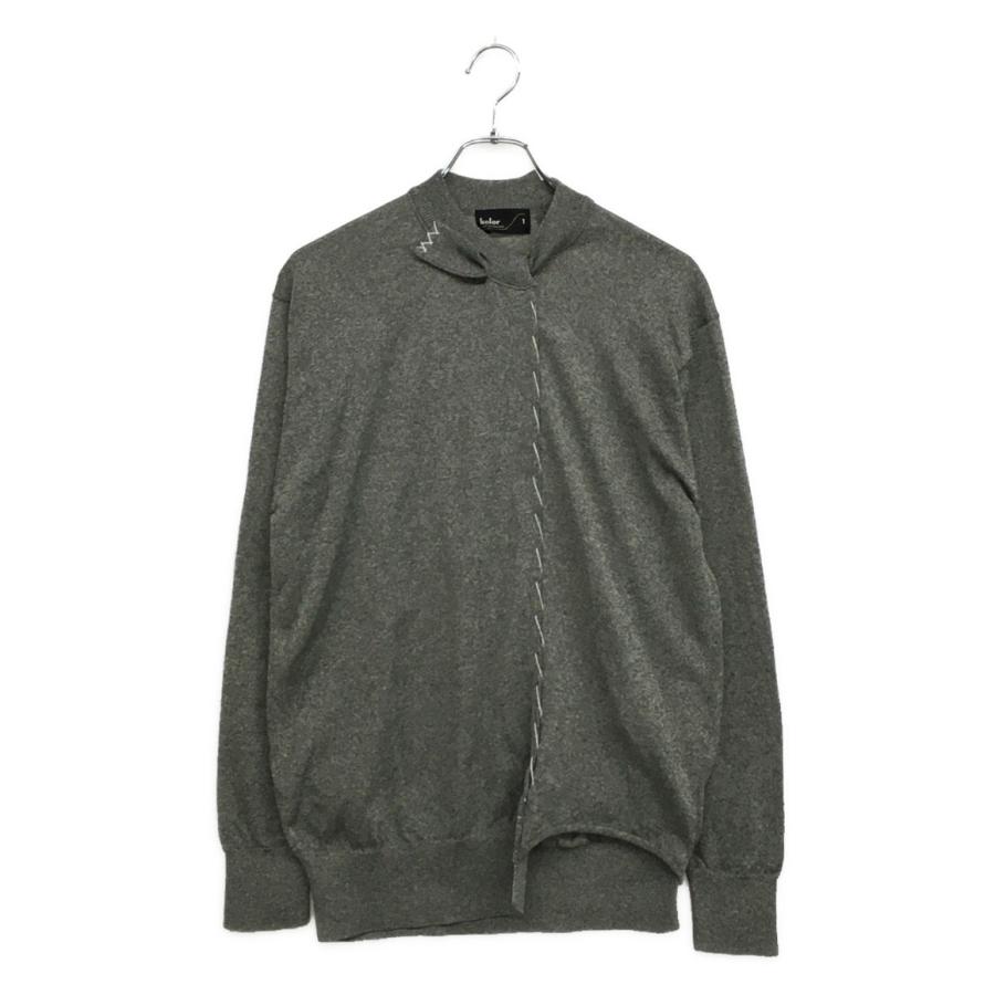 kolor カラー　23scm-n02302　ニット　黒　サイズ1 美品 カラー プルオーバーサマーニット 23SCM-N02302 メンズ SIZE 1