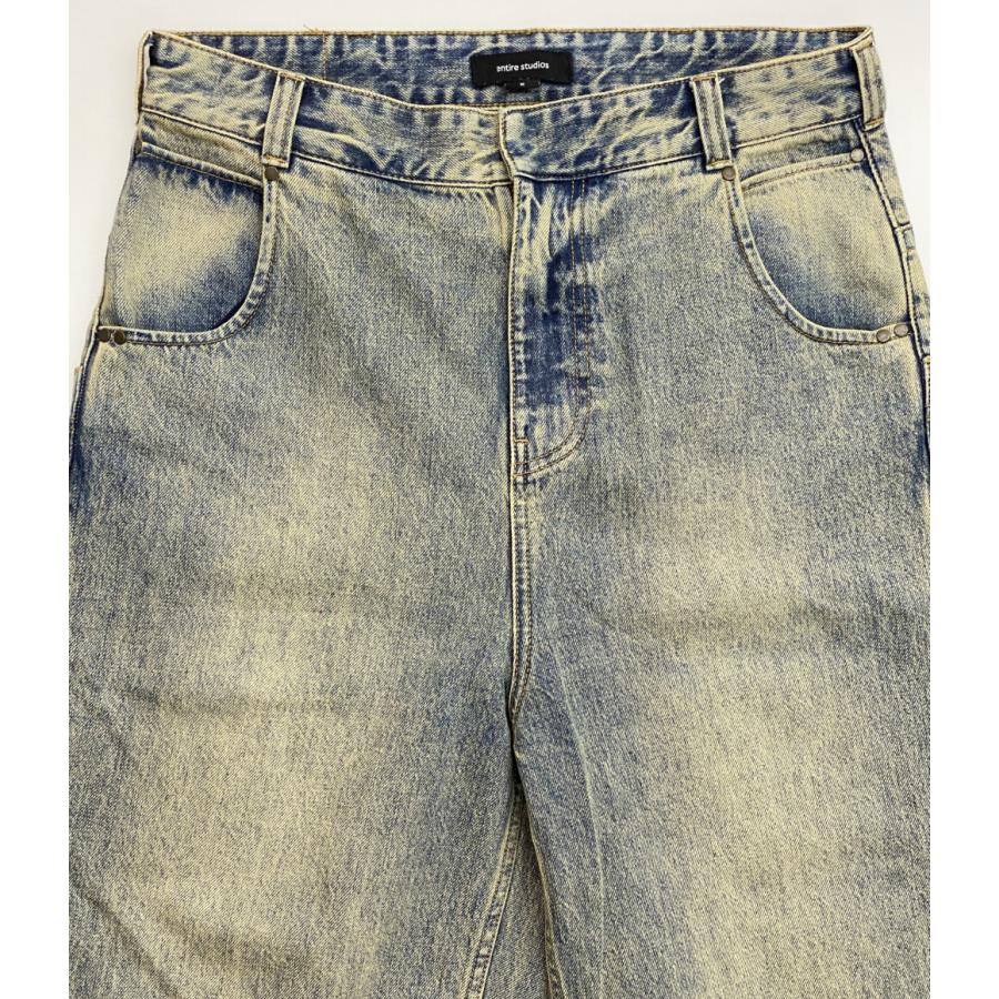 エンタイアスタジオ デニムパンツ ハーフ D-SHORTS SURFACE WAVE