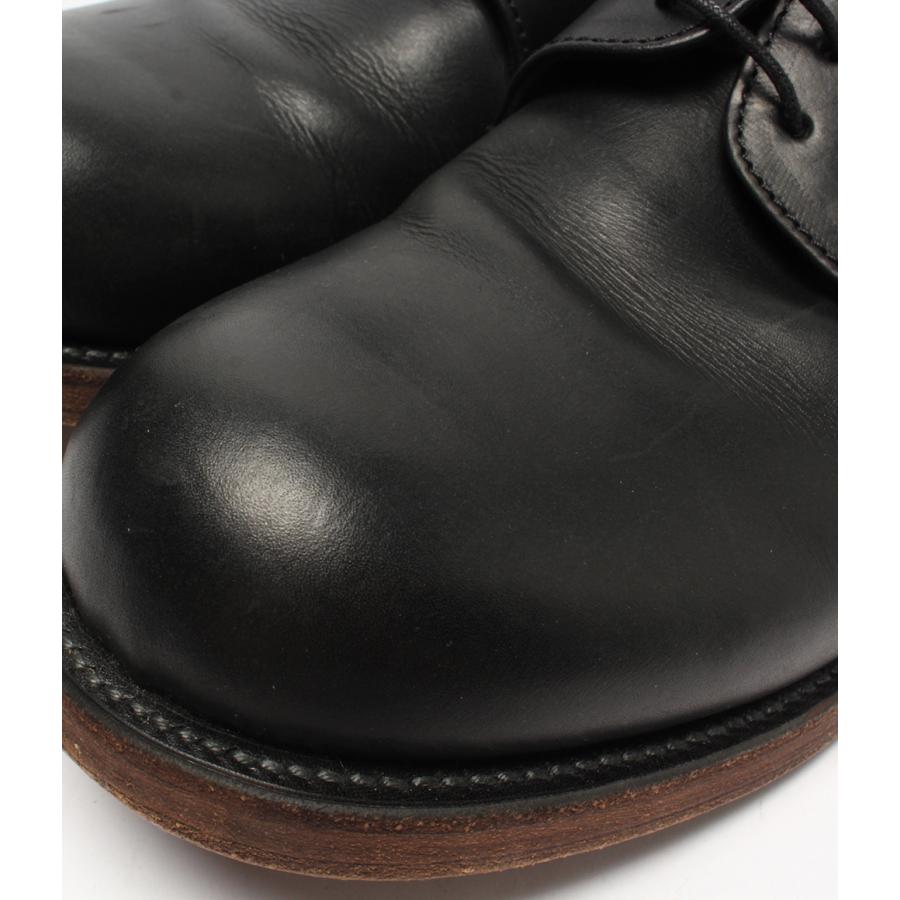 カズユキクマガイアタッチメント プレーントゥ レザーシューズ GUIDI 