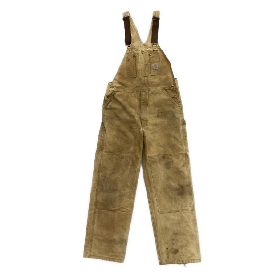 カーハート ダブルニー  人気カラー  オーバーオール  アメカジ  美品 Carhartt（カーハート） ダブルニー ダック地 ワーク オーバーオール