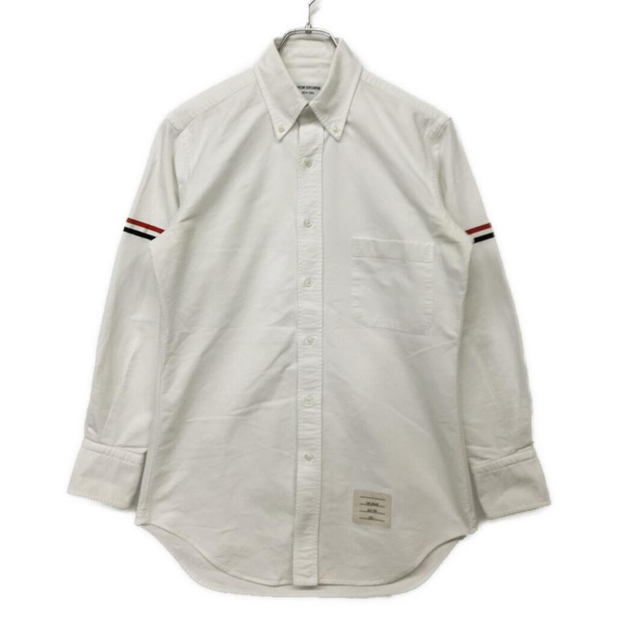 トムブラウン　シャツ トムブラウン トリコロール ボタンダウンシャツ メンズ SIZE 1 THOM