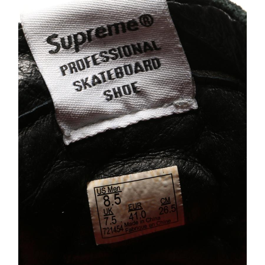 supreme×Vans Sk8-Hi 26.5チェック柄 スニーカー Vans Sk8-Hi Supreme Black Checker Logo シュプリーム バンズ (VANS