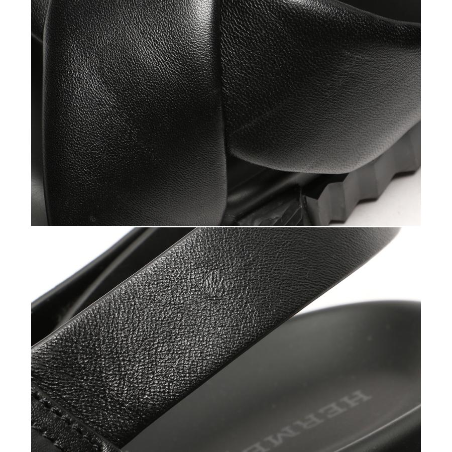 美品HERMES エルメスメンズサンダルエレクトリック黒44 HERMES（エルメス） エレクトリックサンダル ブラック メンズ SIZE