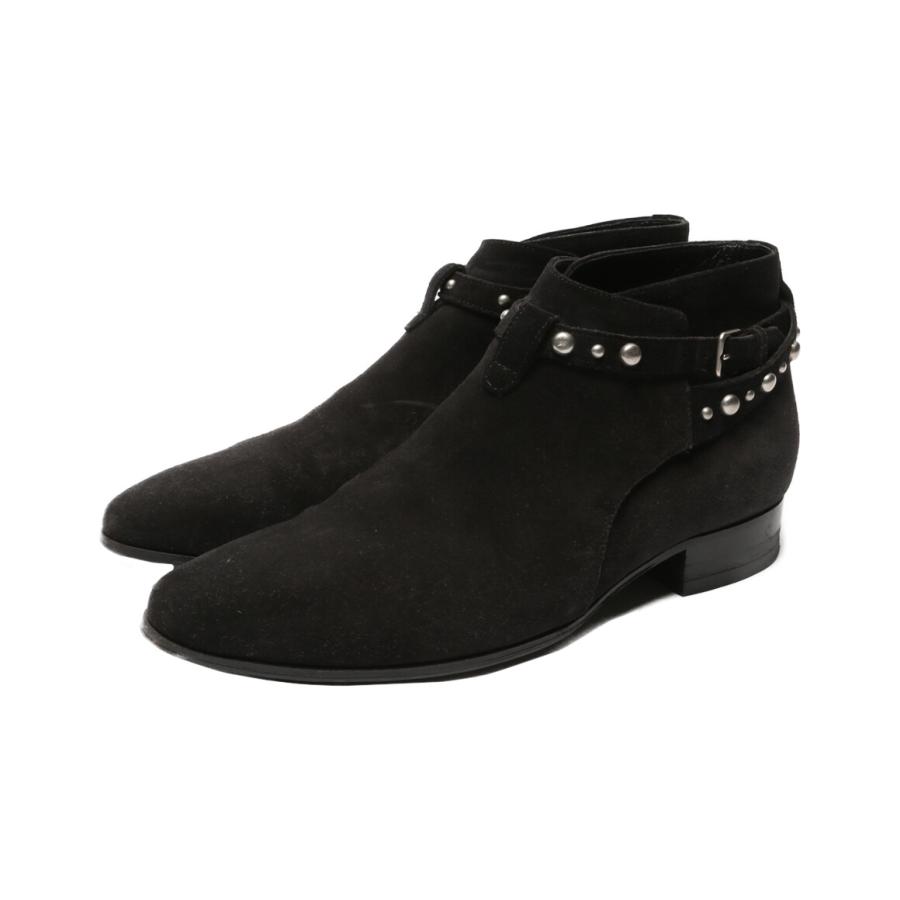 サンローラン アンクルブーツ エディ期 スタッズ メンズ SIZE 41 SAINT