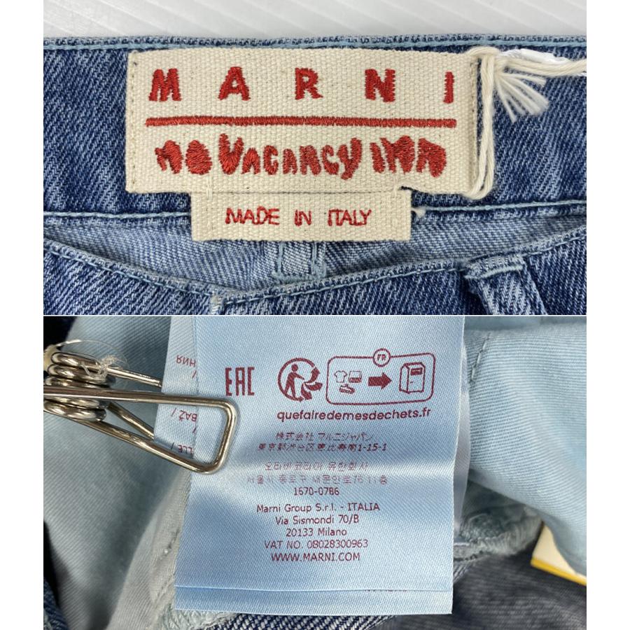 MARNI（マルニ） ノーバカンシーイン アップリケワイドレッグデニム