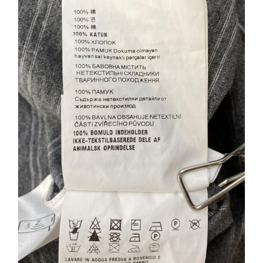 ミュウ 長袖ポロシャツ ボーダー BOX LOGO POLO 24SS メンズ SIZE M