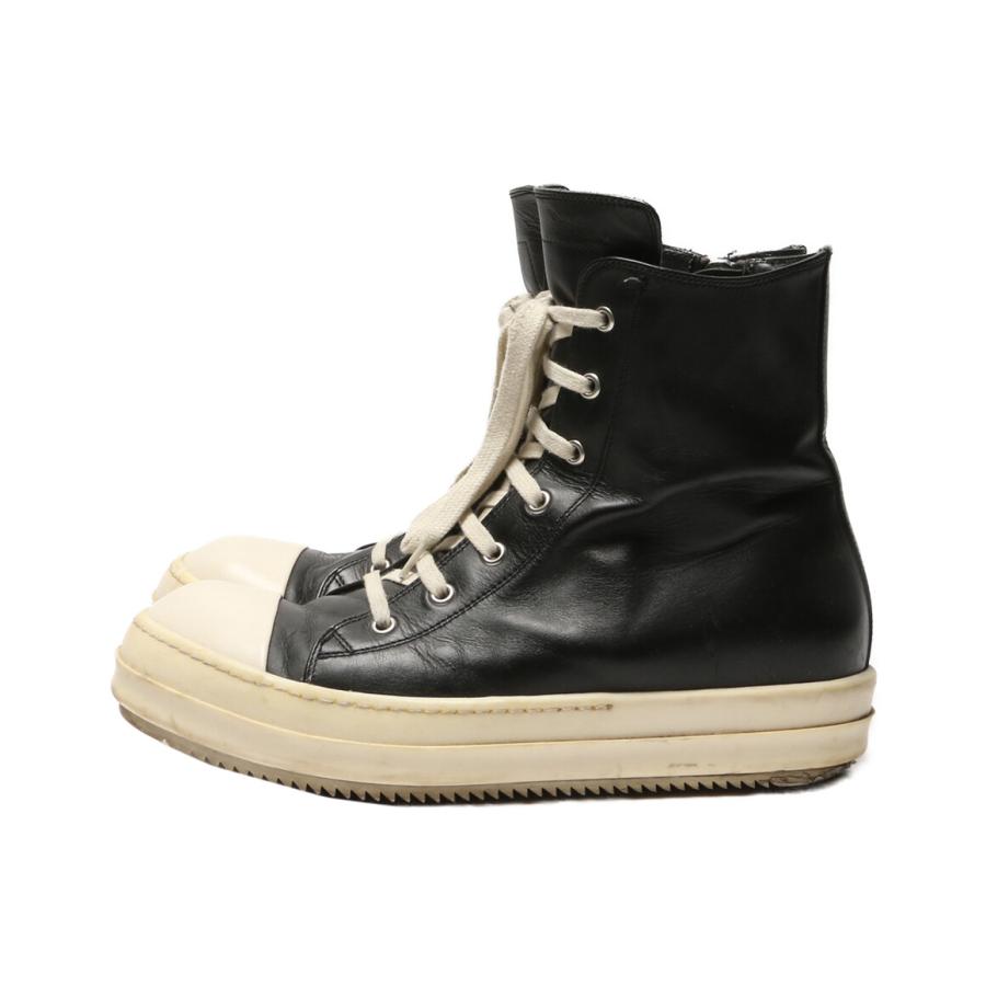 Rick Owens DRKSHDW Ramones ハイカットスニーカー リックオウエンス RAMONES ラモーンズレザーハイカットスニーカー