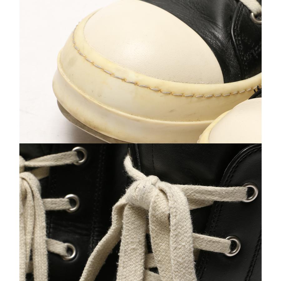 リックオウエンス RAMONES ラモーンズレザーハイカットスニーカー